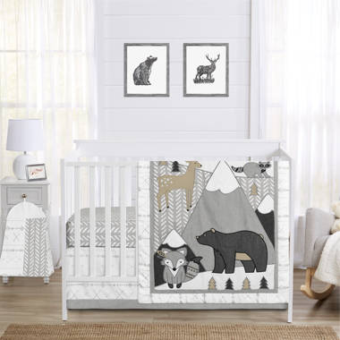 Sweet Jojo Designs Elephant 4 Piece Crib Bedding Set Reviews Wayfair